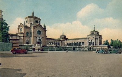 Milano / Milano: Den monumentala kyrkogården (färgfoto) av Italian Photographer