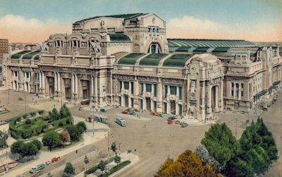 Milano / Milano: Stazione Centrale (färgfoto) av Italian Photographer