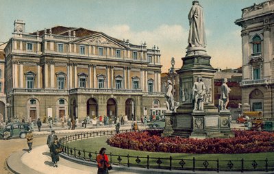 Milano / Milano: Teatro alla Scala (färgfoto) av Italian Photographer
