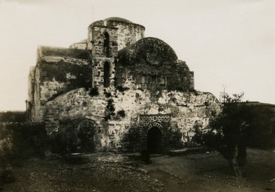 Monastery o Agios Varnavas, Engomi, Cyprus, ata na pueina e Camille Enlart, Parisswed av Italian Photographer