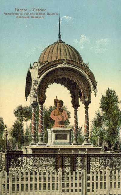 Indiskt monument, Parco Delle Cascine, Florens (färgfoto) av Italian Photographer