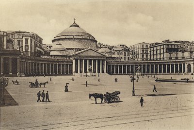 Neapel: Church of S Francesco Di Paola (s/v foto) av Italian Photographer