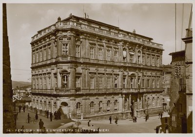 Perugia, University of Foreigners, c 1920 av Italian Photographer