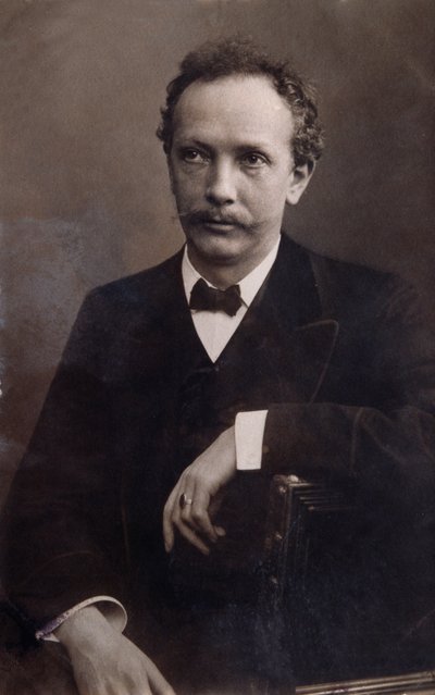 Porträtt av Richard Strauss (1864-1949), tysk kompositör. av Italian Photographer
