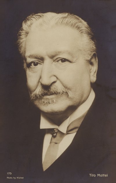 Porträtt av Tito Mattei av Italian Photographer