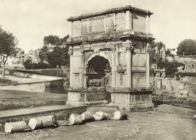 Forum Romanum, Titusbågen av Italian Photographer