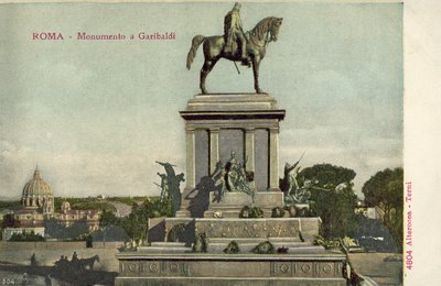 Rom, Italien, Garibaldi monument av Italian Photographer