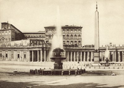 S Peters Square och Vatikanpalatset av Italian Photographer