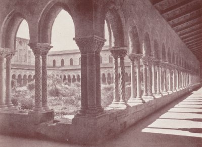 Sicilien: Klostret, Monreale (svartvitt foto) av Italian Photographer