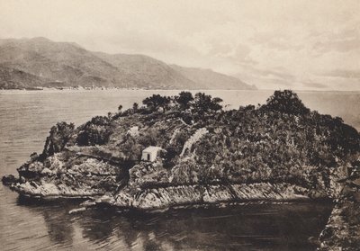 Taormina, Isola S Nicola (svartvitt foto) av Italian Photographer