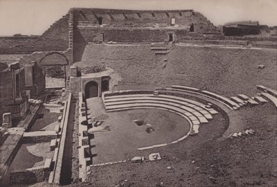 Teatro Tragico, Teater för Tragedier, drama (s/v foto) av Italian Photographer