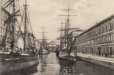 Trieste: Canale Grande (svartvitt foto) av Italian Photographer
