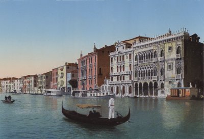 Venedig, Canal Grande, Palazzo Ca d "Oro av Italian Photographer