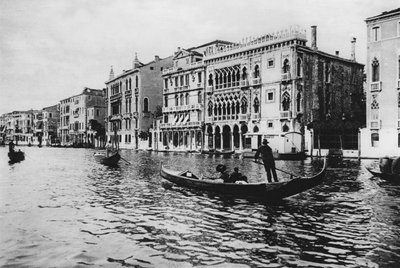 Venedig, Canal Grande och Ca d