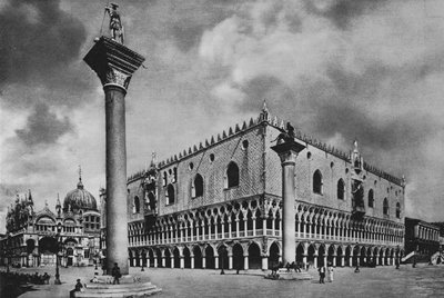 Venedig, Dogepalatset (s/v foto) av Italian Photographer