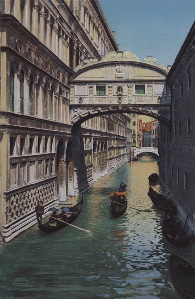 Venedig, Suckarnas bro (färgad bild) av Italian Photographer