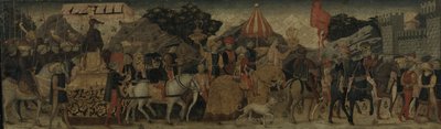A Triumph, c.1450 (tempera på panel) av Italian School