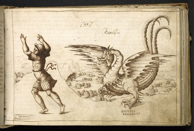 Lägg till MS 82955 f.129r Dragon från 
