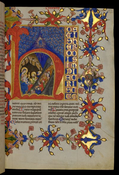 Tillbedjan av de tre vise männen av Italian School