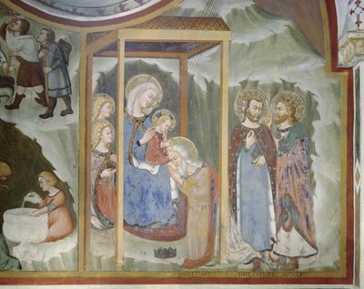 Tillbedjan av Magi, Kapell av Vår Fru av Italian School
