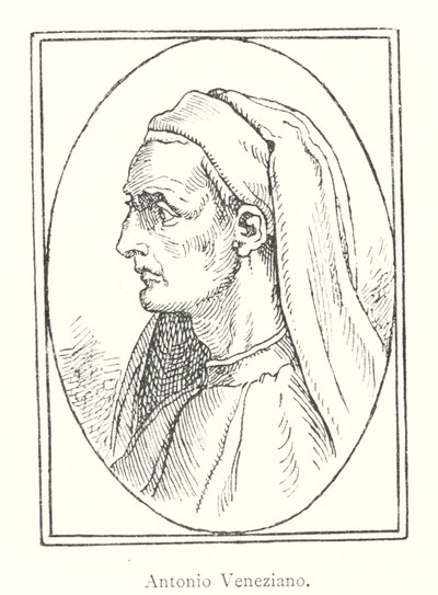 Antonio Veneziano (gravyr) av Italian School
