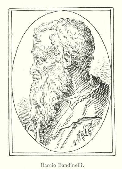Baccio Bandinelli (gravyr) av Italian School