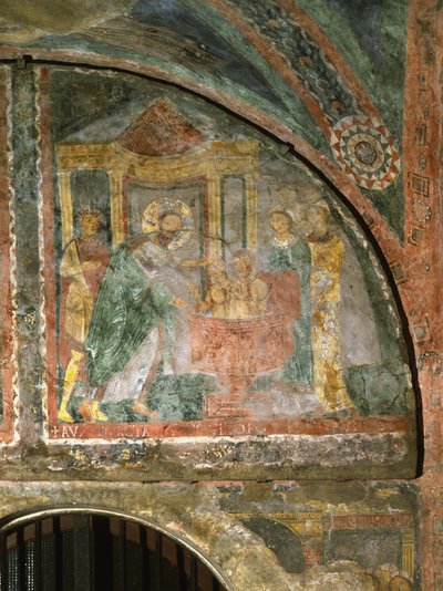 Dop av Saint Pudentiana av Italian School