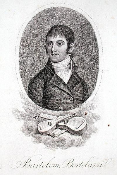 Bartolomeo Bortolozzi (f.1773) graverad av Scheffner (gravyr) av Italian School