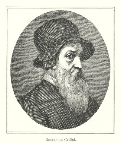 Benvenuto Cellini (gravyr) av Italian School