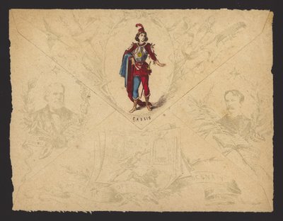 Cassio, från Giuseppe Verdis opera Otello, baserad på William Shakespeares pjäs (färg litho) av Italian School