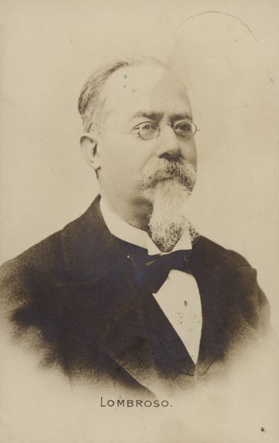 Cesare Lombroso (1835-1909), italiensk läkare och kriminolog av Italian School