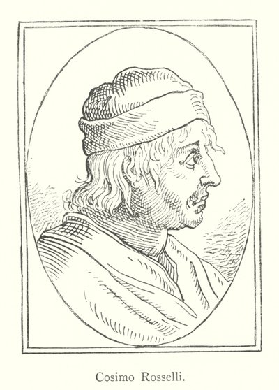 Cosimo Rosselli (gravyr) av Italian School