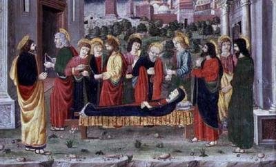 Jungfruns död (fack av en predella), Veneto, c.1480 av Italian School