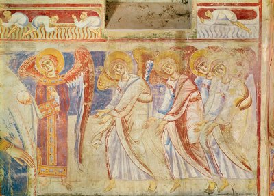 Detalj av den sista domen, c.1075-1100 av Italian School