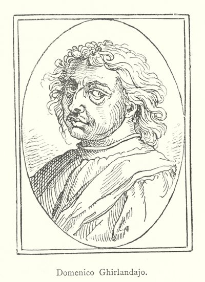 Domenico Ghirlandaio (gravyr) av Italian School