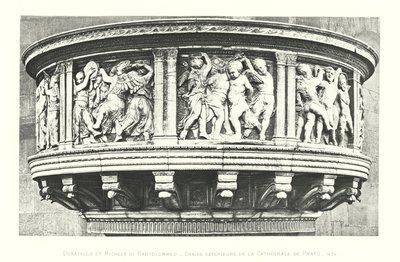 Donatello och Michele di Bartolommeo, Chaire exterieure de la Cathedrale de Prato av Italian School