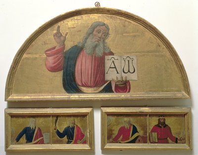 Evige Fader (tempera på panel) av Italian School