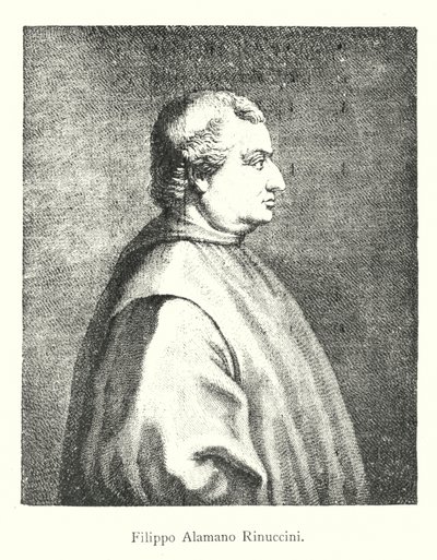 Filippo Alamano Rinuccini (gravyr) av Italian School