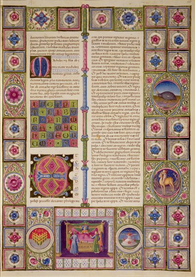 Fol.110r Öppning av den första Makkabeerboken, från Borso d