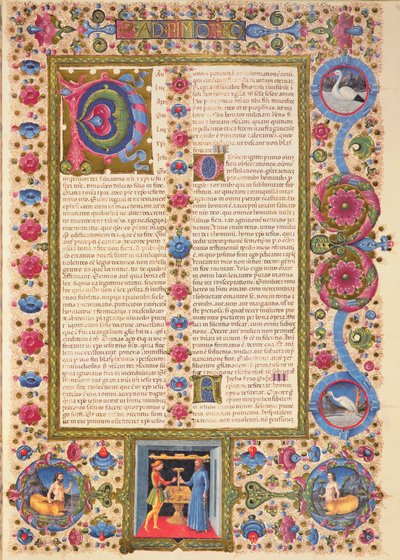 Fol.208r Brev från St. Paul till Timothy, från Borso d