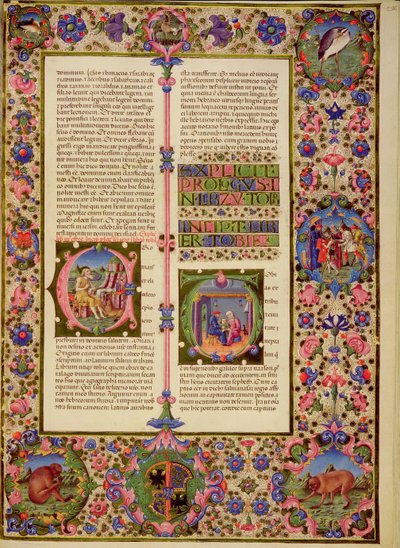 Fol.212r Book of Toby, från Borso d