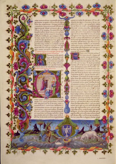 Fol.233v Brev från St. Johannes till apostlarna, från Borso d