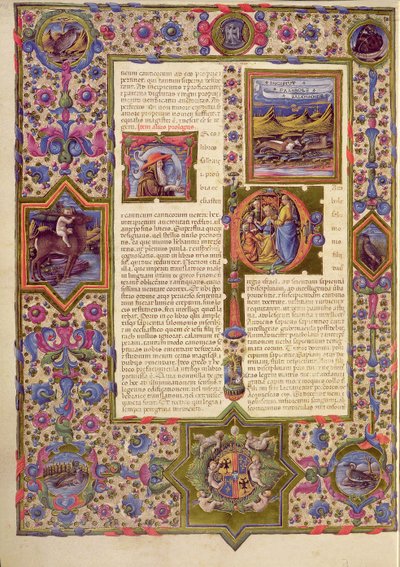 Fol.280r Öppning av kapitlet i Ecclesiasticus, från Borso d