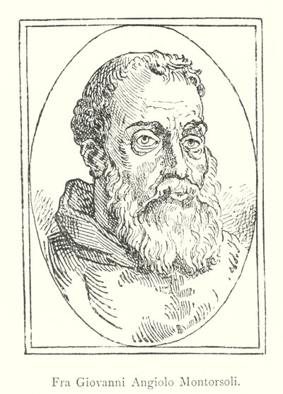 Fra Giovanni Angiolo Montorsoli (gravyr) av Italian School