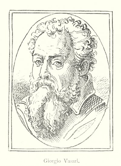 Giorgio Vasari (gravyr) av Italian School