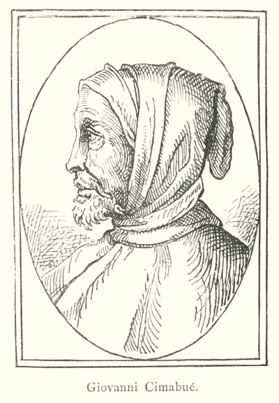 Giovanni Cimabue (gravyr) av Italian School