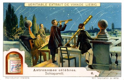 Giovanni Schiaparelli, Observation av himlen (tryck) av Italian School
