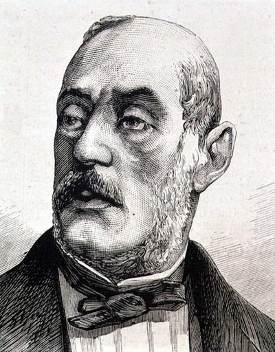 Giuseppe Ferrari (1811-1876) italiensk historiker och politisk filosof (gravyr) av Italian School