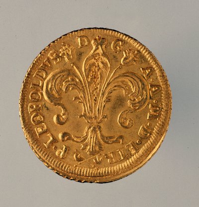 Gyllene ruspone från Florens, regeringstid av Leopold II romerska kejsaren (1747-1792) av Italian School
