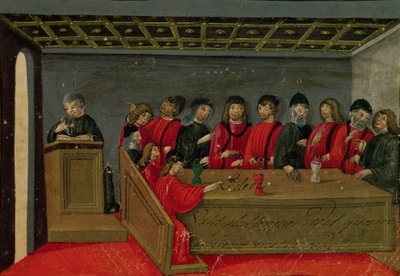 Guild of Fish Sellers av Italian School